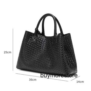 Frauen Handtasche Cabat Bottegvents 7A gewebt Neue Webbody-Mode-Mode vielseitiger Clip Light Luxus einfach 1687 Set 3-in-19om9