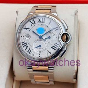 Cartre Luxury Top Designer Automatic Watches Blue Balloon Series Watch Room Gold Mechanical Mens with Original Box