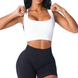 RUFG Active Underwear NVGTN ECLIPSE SEamless Bra Spandex Top Woman Fitness Elastic Dreatoble Breast Enhancement Leisure Sports Underwear D240508