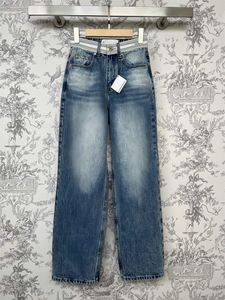 2023 Designer Womens Jeans Female Retro Designer Jeans Women's Jacket Kvinna Milan Runway Designer Dress Casual Långärmad toppkläder kostym B13