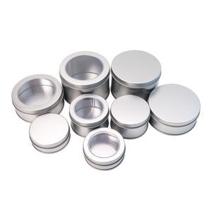 Spot Tea Cans, круглые железные банки, подходящие для часов, жестяных коробок, костей, значков, конфет, жестяных банок, упаковки