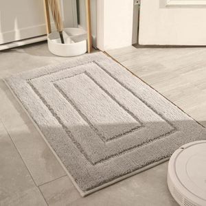 Carpets Bathroom Floor Mat Soft Comfortable Thickened Non-slip Super Absorbent Machine Washable Bath Carpet