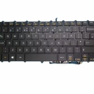 Клавиатура ноутбука для LG 17Z990 17ZB990 17ZD990 LG17Z99 17Z990-R 17Z990-R.AP71U1 17Z990-R.AAS8U1 Великобритания Великобритания Черная подсветка