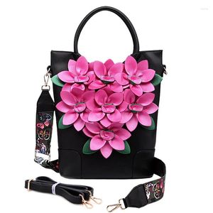 Tasche 2024 Frauensticker Retro Blumenhandtasche