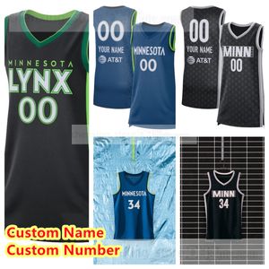 Lynx Women's Basketball Jersey 35 Alissa Pili 3 Sika Kone 24 Napheesa Collier 20 Camryn Taylor 12 Quinesha Lockett 2 Natisha Hiedeman Jessica Shepard 4 Kayana Traylor