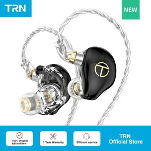 Kulaklıklar TN ST7 2DD+5BA HYBRID EARLIPES HIFI Spor Gürültü İptali Kulaklık TRN Resmi Mağaza Hızlı Nakliye J240508