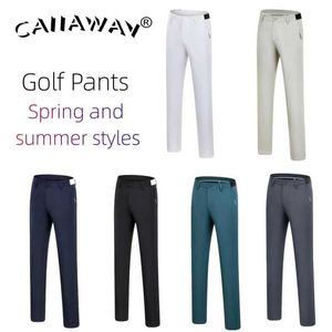 Męskie spodnie wiosna/lato spodni CaiiWav Pants Pants Sports Outdoor Cienkie spodnie Szybkie wysuszenie oddychające spodnie Y240506