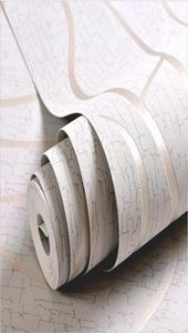 Не тканые 3D Обои Ролл современный простой стиль полосатая полоса.