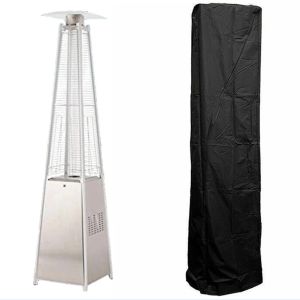 Pokrywa pokrywę podgrzewacza patio Wodoodporne Oxford Cloth Parasol Grzeźba wentylatora ochraniacza ogrodowego Courtyard Air Energy Cover