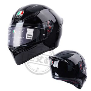 AGV Full Helme Motorcle Safety New Cover Anti Fog Mens и Women Four Seasons Легкий спортивный автомобиль флагман K1s