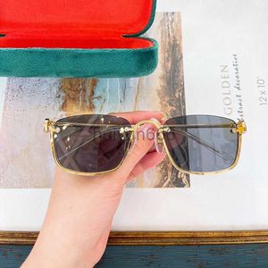 Top sunglasses for women designers Sun glasses Frameless Square Frame Ornamental net red same men and women Fashion Anti ultraviolet frames