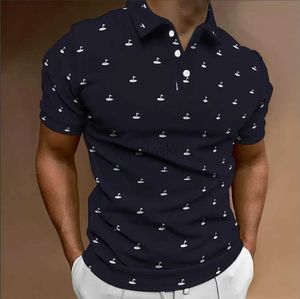 Koszule sukien męskiej proste męskie guziki polo w górę koszulę polo solidne top na co dzień na zewnątrz koszulka na zewnątrz Koszulka swobodna koszulka luźna męska clo D240427