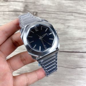 Relógios de punho Designer quadrado Relógio mecânico automático de 41mm de aço inoxidável Sapphire Sapphire Classic Watch Watch Luxury masculino