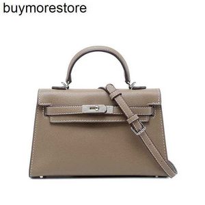 Top Cowhide Handbag Handmade Palm print second generation buckle Single Shoulder Messenger 2021 trend32KG