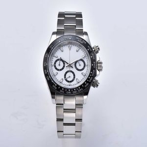 Japanese chronograph watch VK63 quartz movement 39MM sterile dial Luminous Hands sapphire fiberglass case bracelet TO637 H1012 276L