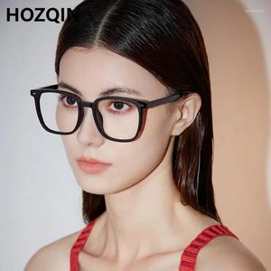 サングラスフレームレトロリベットスクエアTR90アンチブルーライトメガネフレーム女性男性透明な眼鏡カスタム処方スペクタクル