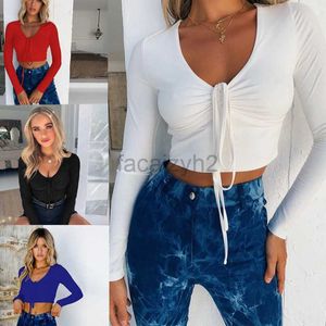 النساء القميص مثير Tees Summer v-te-tech مثير للسيدات المفتوح السرة