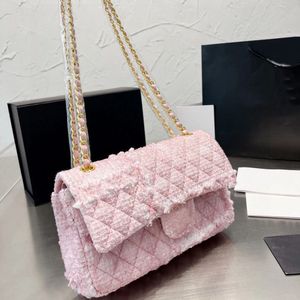 Tasarımcı Çanta Moda Kadın Omuz Torbası Siyah Çanta Tote Plaj Bag Alışveriş Çantası Cüzdan Zincir çanta Deri Deri Omuz Çantası Çanta Crossbody Klasik Flep Lattice Bag