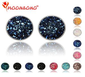 14 Farbe 12mm Trendy Marke Ohrringe Top -Qualität Ballkristall -Stollen Ohrring für Frauen Ganzer Mode Schmuck6186115
