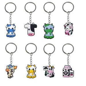 Outros acessórios de moda Cow 32 Keychain Keychains para mulheres -chave Chain Kid Boy Girl Party Favors Gift Pingents Kids Birthday Keyring OTSOK