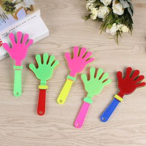 Maker 20 pezzi di plastica Noisemakers Stocking Stumphers Clapper Christmas Gifts Hands Back Toy Sports Toys Glow Applauding