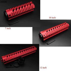 Часть нового китайского красного 7 10 12 длина Quad Rail Randguard Fit .223 5.56 винтовка Picatinny Mount System RR