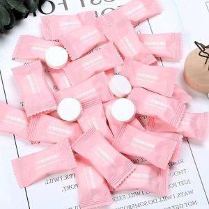 50pcs/lot Mini Compressed Towel Disposable Capsules Towel Magic Face Care Tablet Outdoor Travel Cloth Wipes Paper Tissue Mask