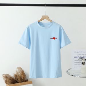 Tshirt Womens Designer T-shirt Cherry Printing Loose Crew Neck Kort ärm Cotton Coman Casual Tops 2024 Summer Tees Y2K Streetwear 4HQL