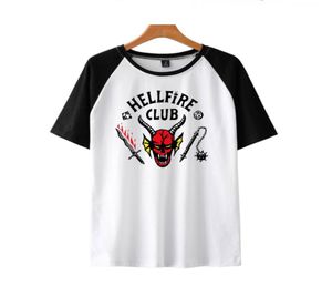 Stranger Things Hellfire Club Shirt Menwomen Topsヒップホップファッションカジュアル半袖6713143