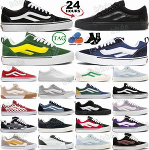 Designer skool shoes Kun Sneakers Black White Navy Green Yellow Mega Check Brown Purple Red Off Gum women mens men sports casual shoe sgCht#