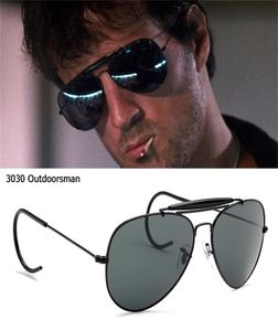 Jackjad Vintage Classic 3030 Outdoorsman Style Hook Solglasögon Optical Glass Lens Brand Design Sun Glasses de Sol 2205265941009