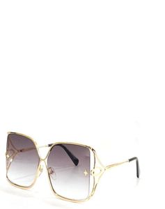 Neue Modedesign Sonnenbrille Z1629U Square Metal Rahmen Blumen Tempel Beliebt und eleganter Stil Outdoor UV400 Schutzbrille1363963