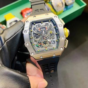 Herrklockor Automatisk Mechanical Watch Silver 316L Rostfritt stål Klocka Orologio Di Lusso 237S