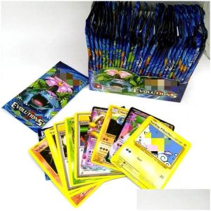 360pcs/box inglese Entertainment Evoluter Evoluter Booster Battle Card Collection Game Card Game's Toy's Toy Regali per bambini