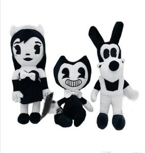 Bendy Boris Alice Angel Plush Doll Ink Machine Soft Stuffed Thriller Figure Toys For Kids Adult Xmas Halloween Gifts 30CM4741689