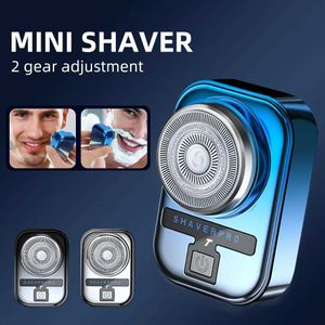 Razors Blades Electric Shaver tragbarer Herren reisen nasse trocken intelligente C-Typ Fast Lading Mini Q240508