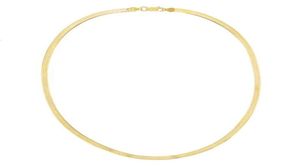 Classic Italy Sier Chain 925 Sterling Sier Herringbone Halsband M29041111421