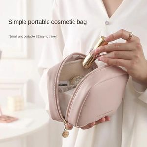 Cosmetic Bags Compartmental Storage Makeup Bag Pouch PU Travel Zipper Large Capacity Toiletry Handbag Women Girls