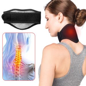 Care Magnetic Heated Neck Wrap, Health Care Selfheating Neck Pad, Neck Cervical Pain Relief, Tourmaline Therapy Neck Support Brace