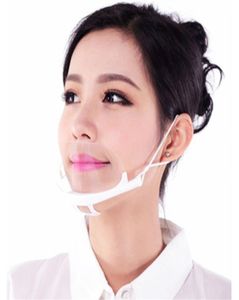 100PCS Health Care Tool Transparent Masks Permanent Anti Fog Catering Food el Plastic Kitchen Restaurant Masks9846860