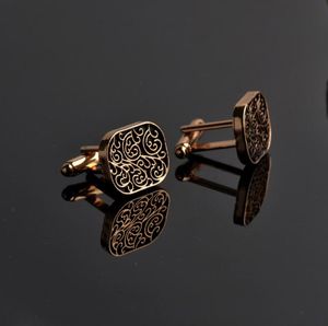 The High End Men 039S Shirts Cufflinks COLOCAÇÃO Acessóriosgifts Classic Mens moda Design esculpindo Cufflink8573602