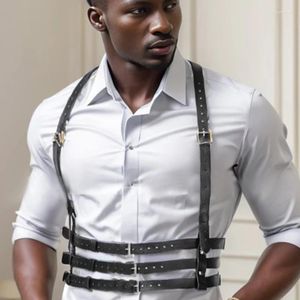 Gürtel Herren-PU-Leder-Hosenträger Gentleman Hemd Accessoires Gürtel Kleidung Multi-Layer