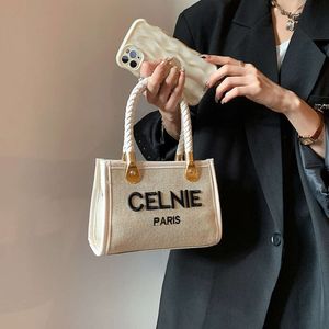 Trendy Design Handheld Small Cross Body Woven New Popular Embroidered Thread Letter 20 Western Style Bag Women's 23 80% factory wholesale