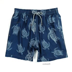 24Ss Vilebre Short Vilebrequin Turtle Summer Designer Shorts Men's Printed Surfing Pants Sandfast Dry Beach Pants Lined With European And American Brand Shorts 405