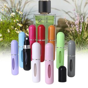 Garrafas de armazenamento 10x 5ml Recarregável perfume Bottle Travel Acessórios Tamanho para removedor de maquiagem Coleções essenciais de colônia