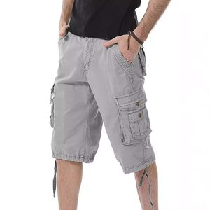 New 2024 Long-Term Men's Workwear 5-Inch Pants With Multiple Pockets, Oversized Loose Casual Shorts Style