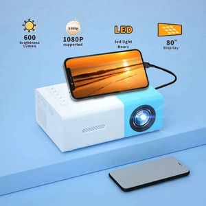 Projectors YG300 can be connected to a mobile projector mini portable high-definition outdoor suitable for home theater use J240509