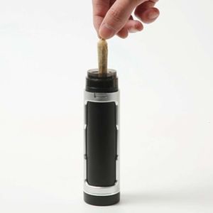 3 In 1 Portable Cigarettes Storage Case With 40Mm Tobacco Grinder Manual Cone Tube Grinding All-In-One Manual Herb Grinder