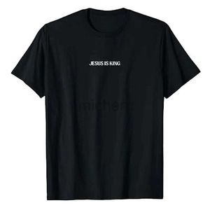 Männer T-Shirts Jesus ist Liebe Frieden Vereinigung T-Shirt Spaßbrief gedruckt sagt grafische T-Shirt Top Gott Jesus glaubt an christliche Kleidung D240509