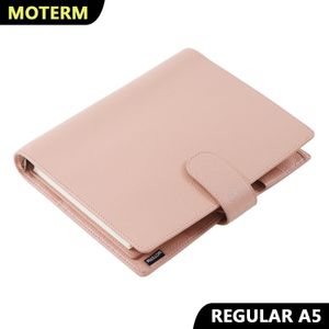 Mamma Regular A5 Size Rings Planner med 19 mm ringar Bindemedel original Pebbled Grain Leather Notebook Agenda Organizer Sketchbook 240506